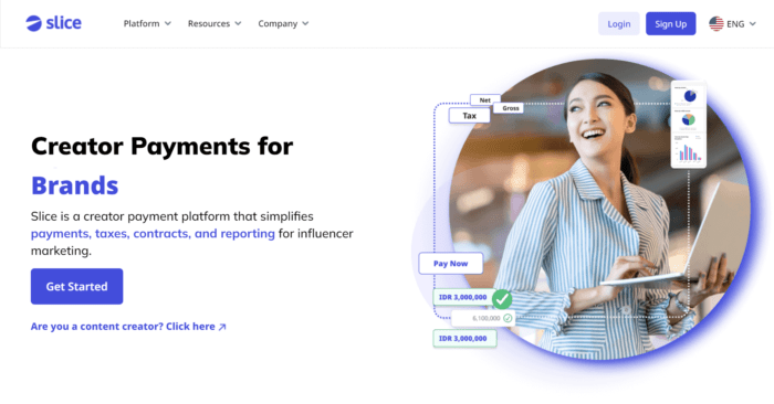 Platform SLICE untuk Influencer Marketing