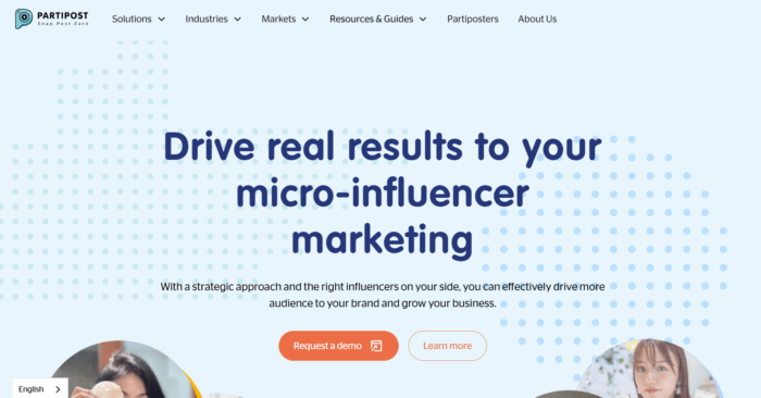Platform PARTIPOST untuk Influencer Marketing