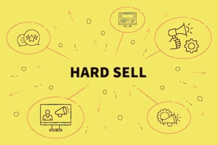 contoh hard selling