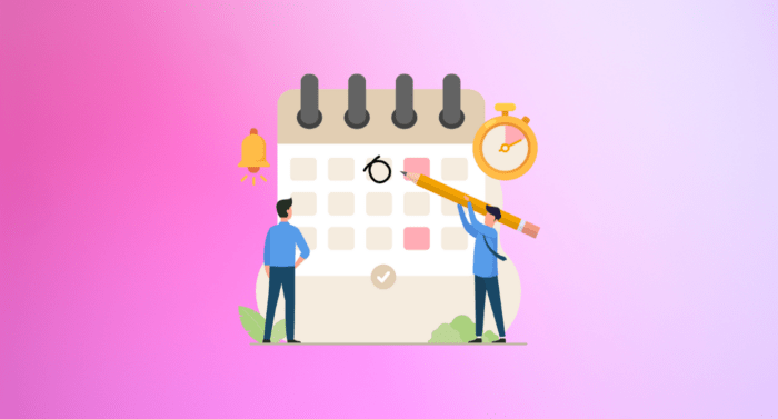 cara membuat marketing calendar