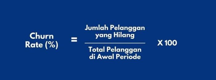rumus churn rate